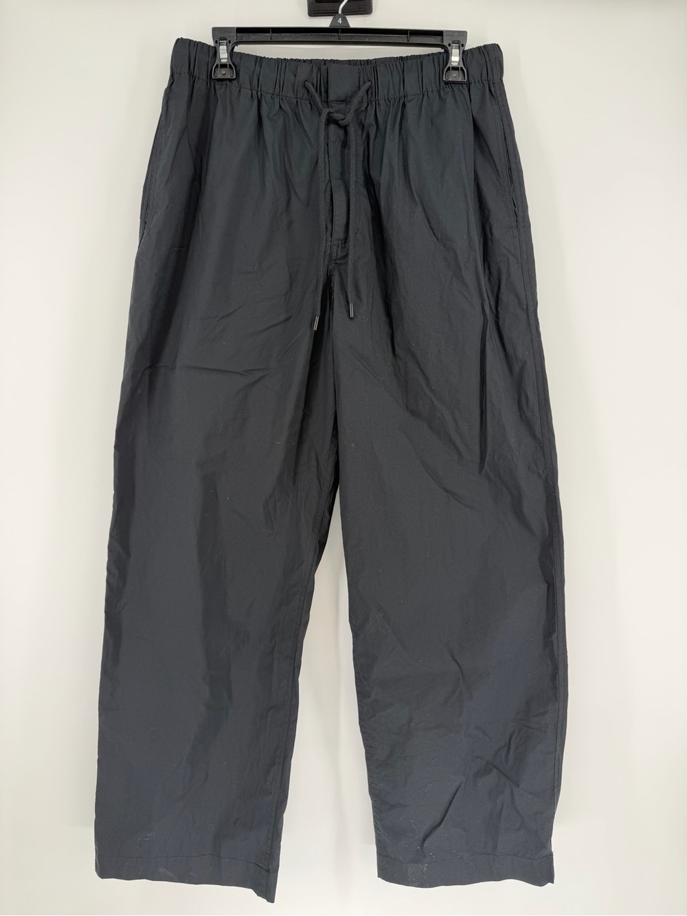 NWT SKIMS Oversized Drawstring Pants Black Small